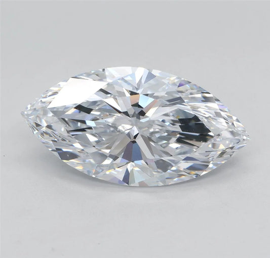 4.02ct Marquise Lab Grown Diamond (Colour F, Clarity VS1, IGI Certified)