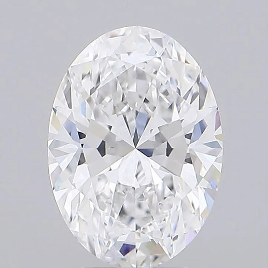 4.02ct Oval Lab Grown Diamond (Colour D, Clarity VVS1, IGI Certified)