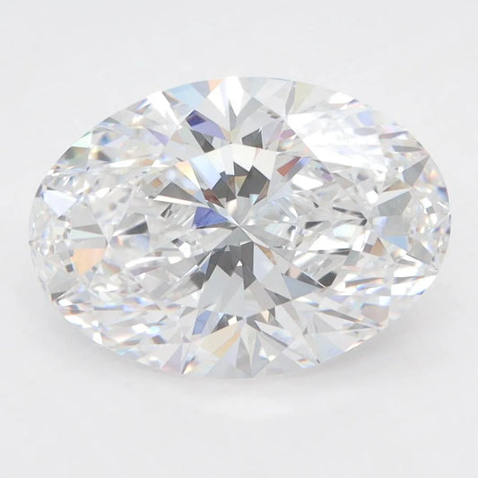 4.02ct Oval Lab Grown Diamond (Colour D, Clarity VVS1, IGI Certified)