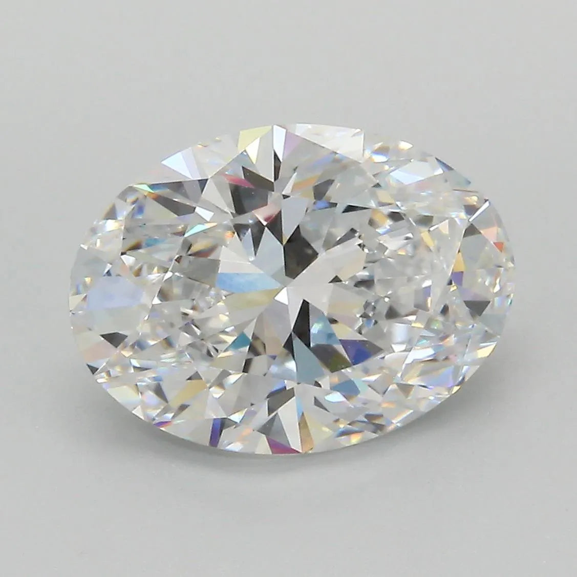 4.02ct Oval Lab Grown Diamond (Colour D, Clarity VVS2, Cut EX, IGI Certified)