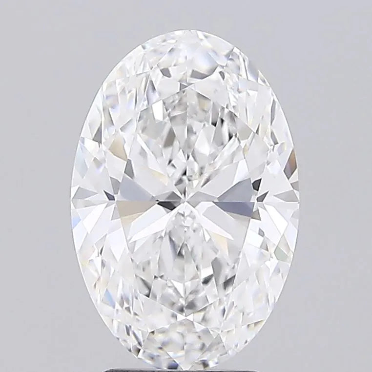 4.02ct Oval Lab Grown Diamond (Colour D, Clarity VVS2, IGI Certified)