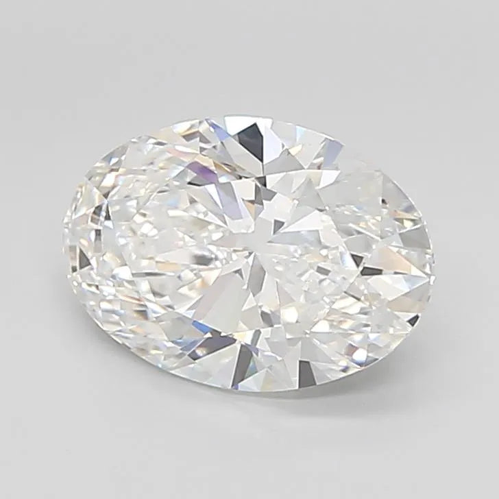 4.02ct Oval Lab Grown Diamond (Colour D, Clarity VVS2, IGI Certified)