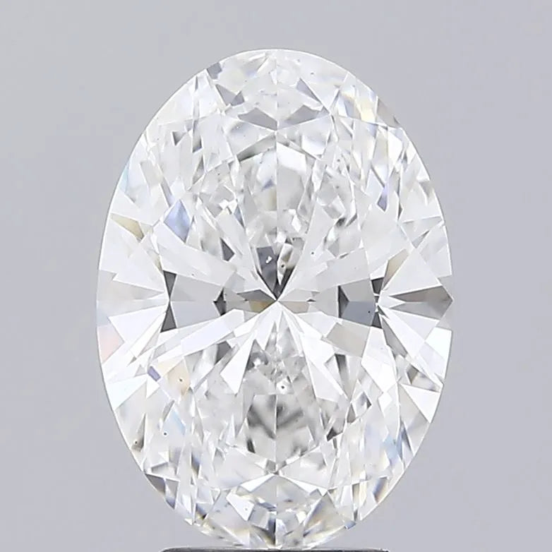 4.02ct Oval Lab Grown Diamond (Colour E, Clarity VS2, IGI Certified)