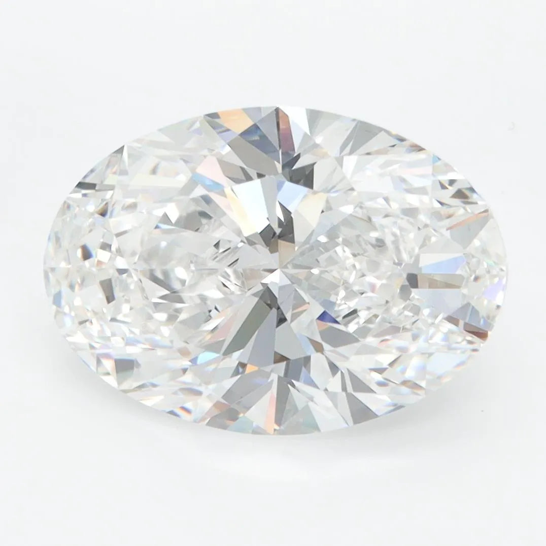 4.02ct Oval Lab Grown Diamond (Colour E, Clarity VVS1, GIA Certified)
