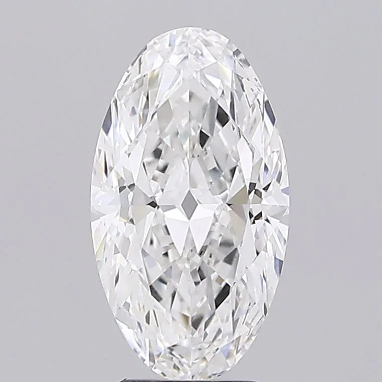 4.02ct Oval Lab Grown Diamond (Colour E, Clarity VVS2, IGI Certified)