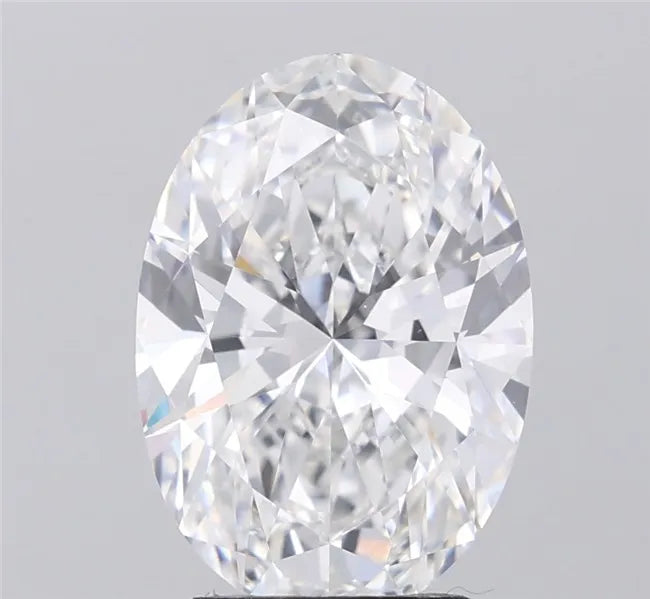 4.02ct Oval Lab Grown Diamond (Colour E, Clarity VVS2, IGI Certified)
