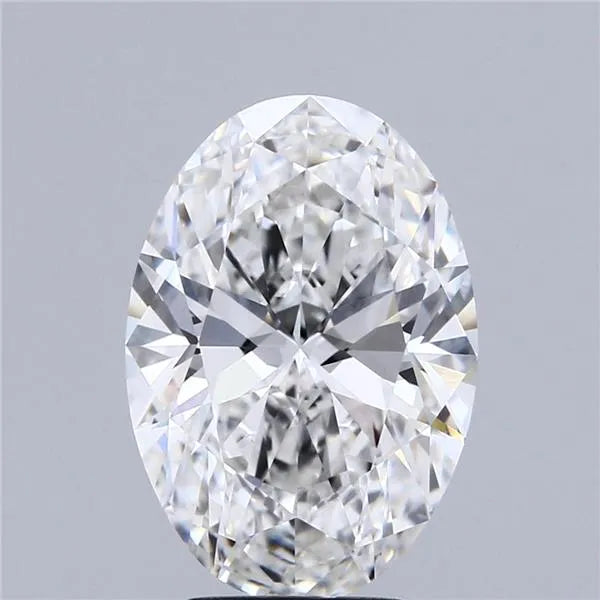 4.02ct Oval Lab Grown Diamond (Colour E, Clarity VVS2, IGI Certified)