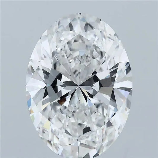 4.02ct Oval Lab Grown Diamond (Colour E, Clarity VVS2, IGI Certified)