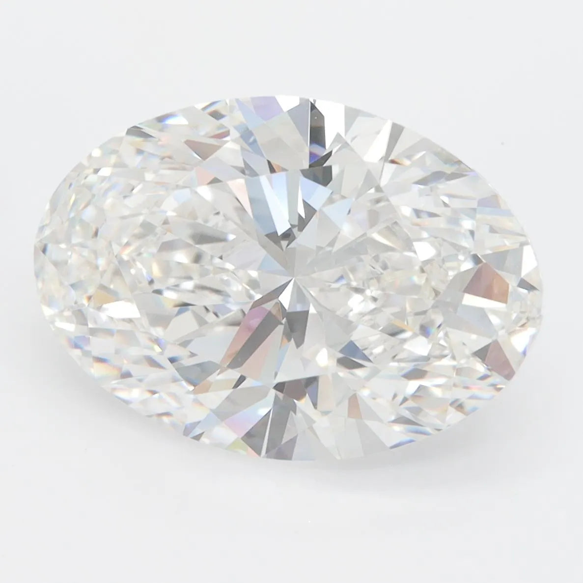 4.02ct Oval Lab Grown Diamond (Colour F, Clarity VVS2, IGI Certified)