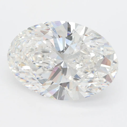 4.02ct Oval Lab Grown Diamond (Colour F, Clarity VVS2, IGI Certified)