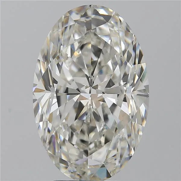 4.02ct Oval Lab Grown Diamond (Colour G, Clarity VVS2, IGI Certified)