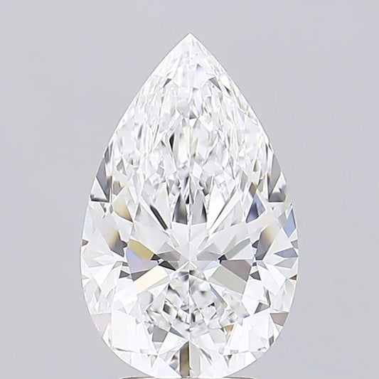 4.02ct Pear Lab Grown Diamond (Colour D, Clarity FL, IGI Certified)
