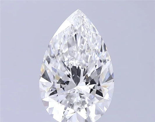 4.02ct Pear Lab Grown Diamond (Colour E, Clarity VVS1, IGI Certified)
