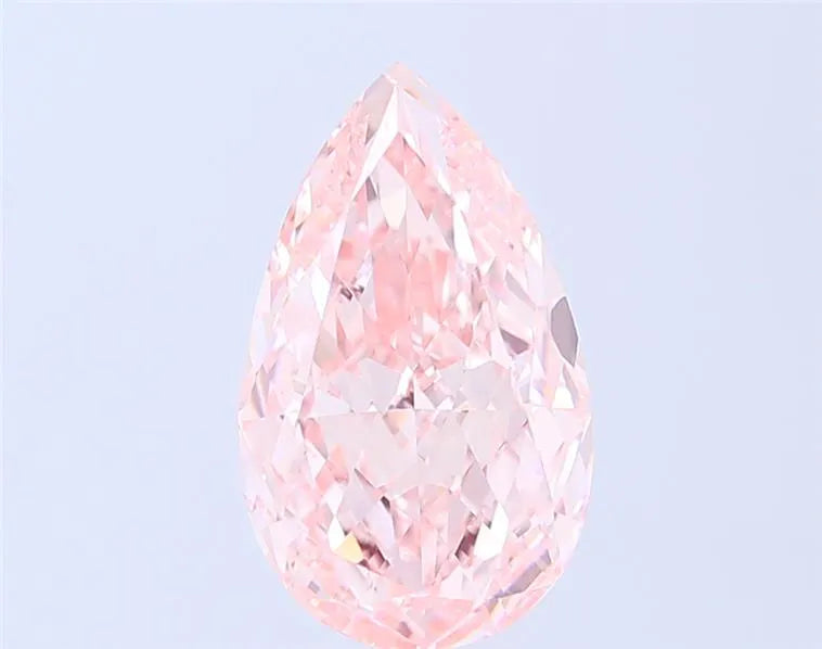 4.02ct Pear Lab Grown Diamond (Colour Fancy Intense Pink, Clarity VVS2, IGI Certified)