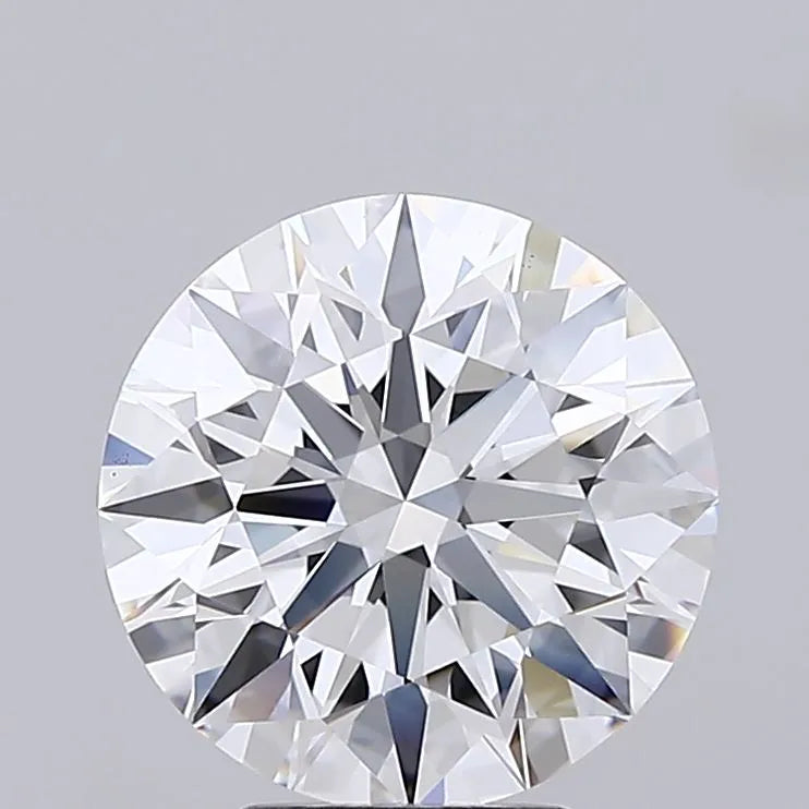 4.02ct Round Lab Grown Diamond (Colour D, Clarity IF, Cut ID, IGI Certified)