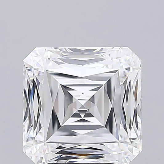 4.02ct Square radiant Lab Grown Diamond (Colour D, Clarity VVS2, IGI Certified)