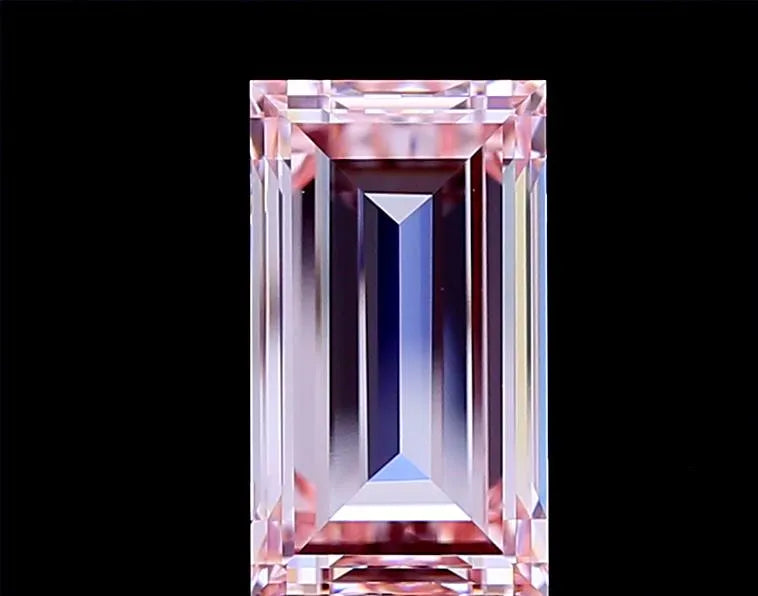 4.03ct Baguette Lab Grown Diamond (Colour Fancy Intense Pink, Clarity VVS1, IGI Certified)