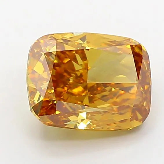 4.03ct Cushion modified Lab Grown Diamond (Colour Fancy Brown Yellow, Clarity VS2, IGI Certified)
