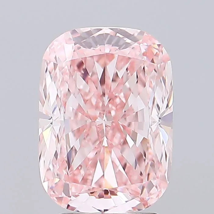 4.03ct Cushion modified Lab Grown Diamond (Colour Fancy Intense Pink, Clarity VVS2, IGI Certified)