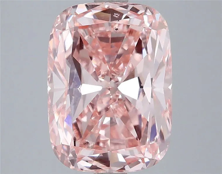 4.03ct Cushion modified Lab Grown Diamond (Colour Fancy Vivid Pink, Clarity VS2, IGI Certified)