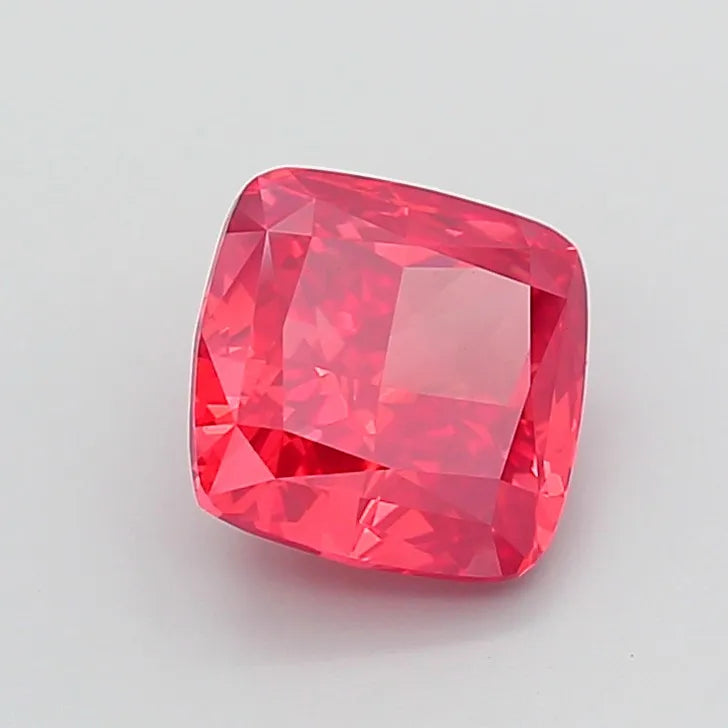 4.03ct Cushion modified Lab Grown Diamond (Colour Fancy Vivid Red, Clarity VVS2, IGI Certified)