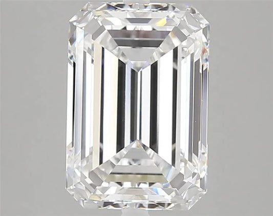 4.03ct Emerald Lab Grown Diamond (Colour D, Clarity VVS1, IGI Certified)