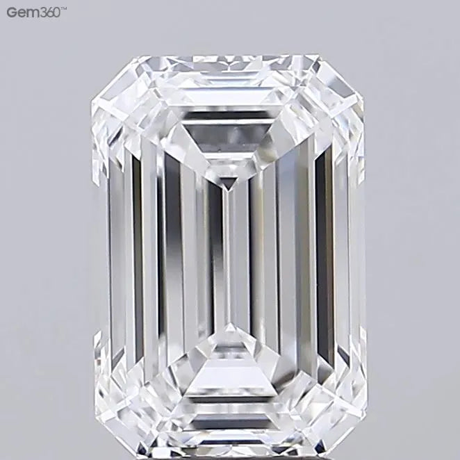 4.03ct Emerald Lab Grown Diamond (Colour E, Clarity VVS1, GIA Certified)