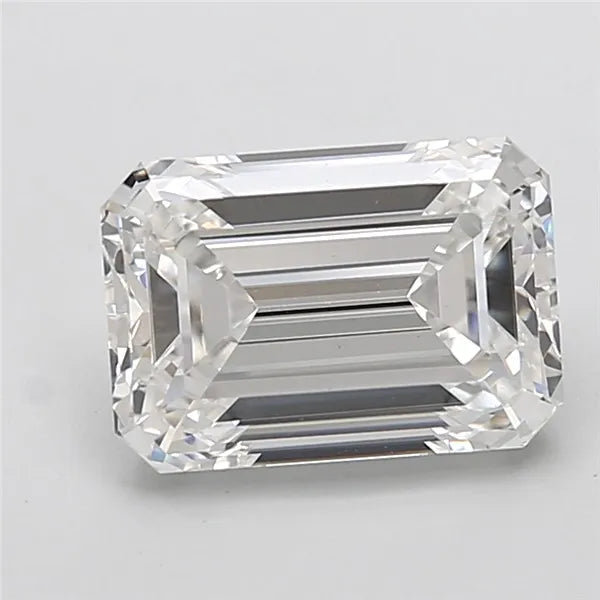 4.03ct Emerald Lab Grown Diamond (Colour F, Clarity VVS2, IGI Certified)