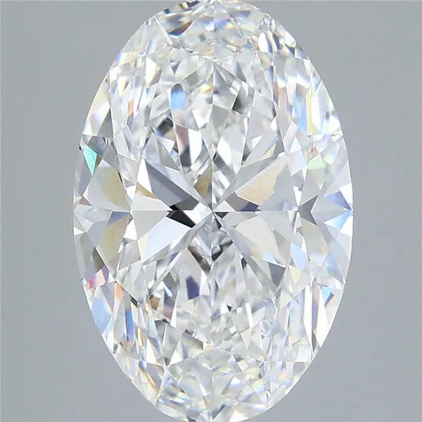 4.03ct Oval Lab Grown Diamond (Colour E, Clarity VVS1, IGI Certified)