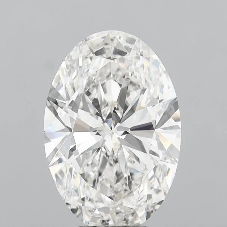 4.03ct Oval Lab Grown Diamond (Colour F, Clarity VVS2, IGI Certified)
