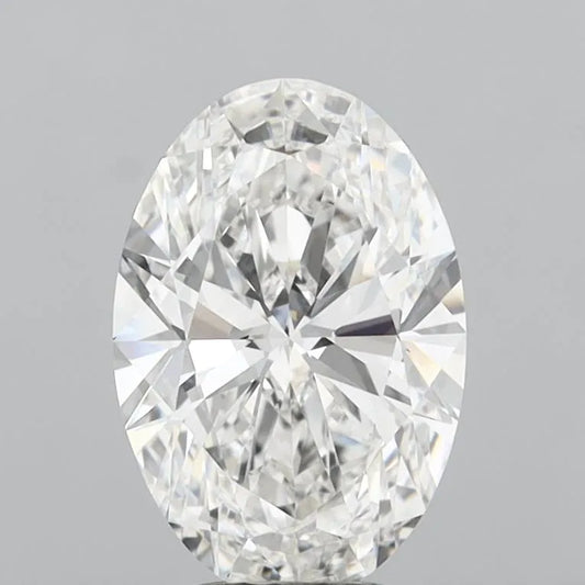 4.03ct Oval Lab Grown Diamond (Colour F, Clarity VVS2, IGI Certified)