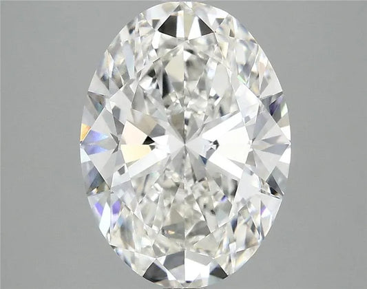 4.03ct Oval Lab Grown Diamond (Colour F, Clarity VVS2, IGI Certified)
