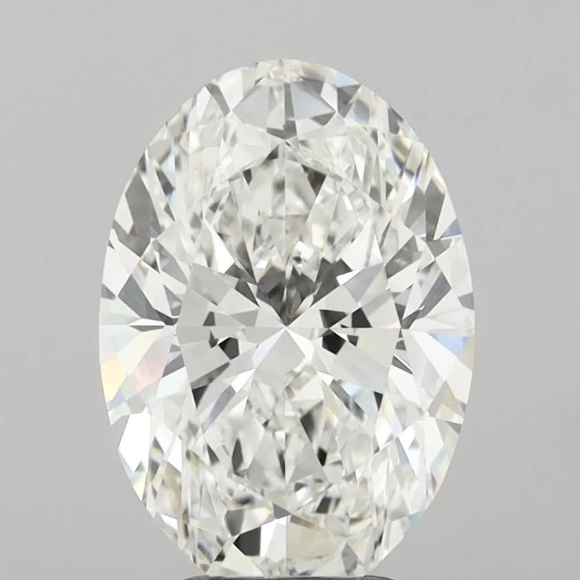 4.03ct Oval Lab Grown Diamond (Colour F, Clarity VVS2, IGI Certified)