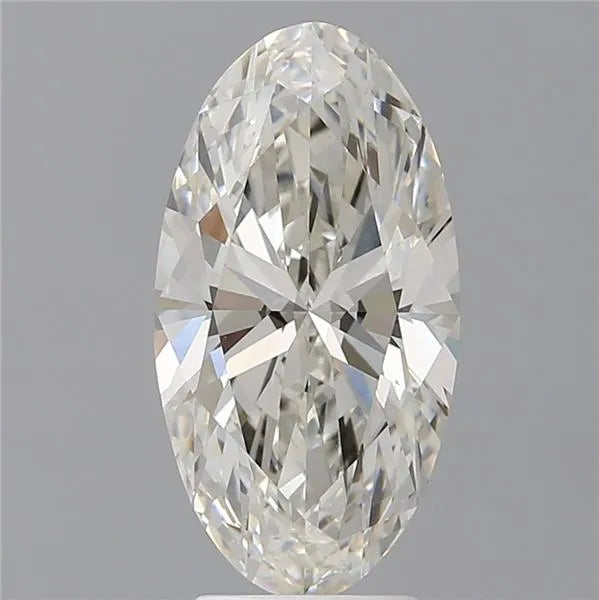4.03ct Oval Lab Grown Diamond (Colour G, Clarity VVS2, IGI Certified)