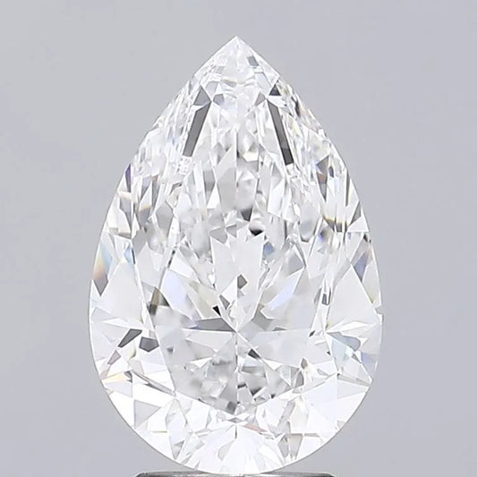 4.03ct Pear Lab Grown Diamond (Colour D, Clarity VVS1, IGI Certified)