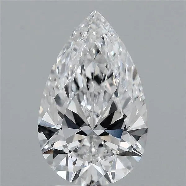 4.03ct Pear Lab Grown Diamond (Colour D, Clarity VVS2, IGI Certified)