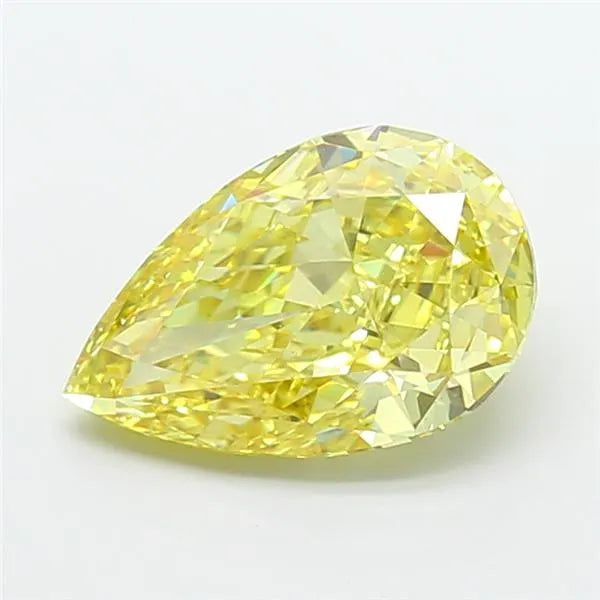 4.03ct Pear Lab Grown Diamond (Colour Fancy Intense Yellow, Clarity VS1, IGI Certified)