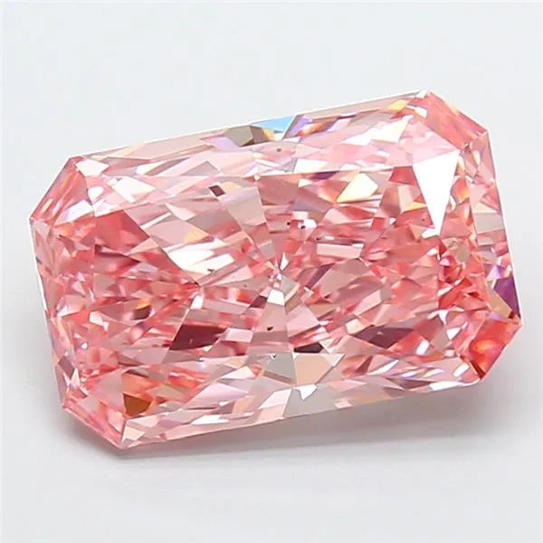 4.03ct Radiant Lab Grown Diamond (Colour Fancy Vivid Pink, Clarity SI1, IGI Certified)