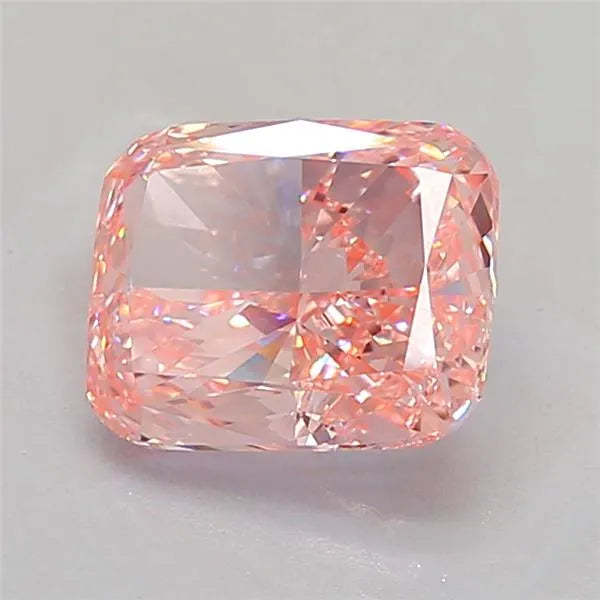 4.04ct Cushion modified Lab Grown Diamond (Colour Fancy Intense Pink, Clarity VVS2, IGI Certified)