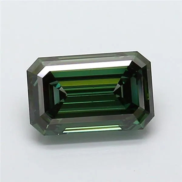 4.04ct Emerald Lab Grown Diamond (Colour Fancy Deep Green, Clarity VS1, IGI Certified)
