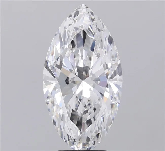 4.04ct Marquise Lab Grown Diamond (Colour E, Clarity VVS2, IGI Certified)