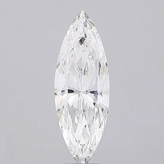 4.04ct Marquise Lab Grown Diamond (Colour F, Clarity VVS2, IGI Certified)