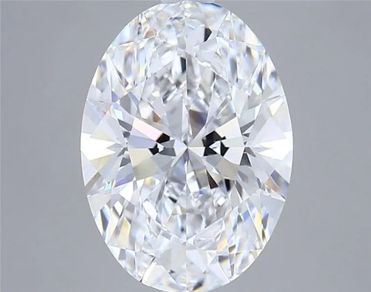 4.04ct Oval Lab Grown Diamond (Colour D, Clarity IF, IGI Certified)