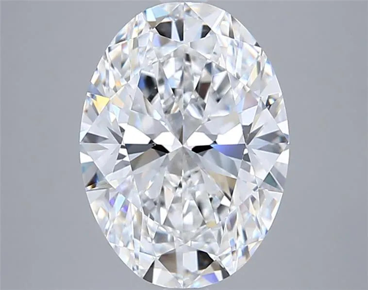 4.04ct Oval Lab Grown Diamond (Colour E, Clarity VVS1, IGI Certified)