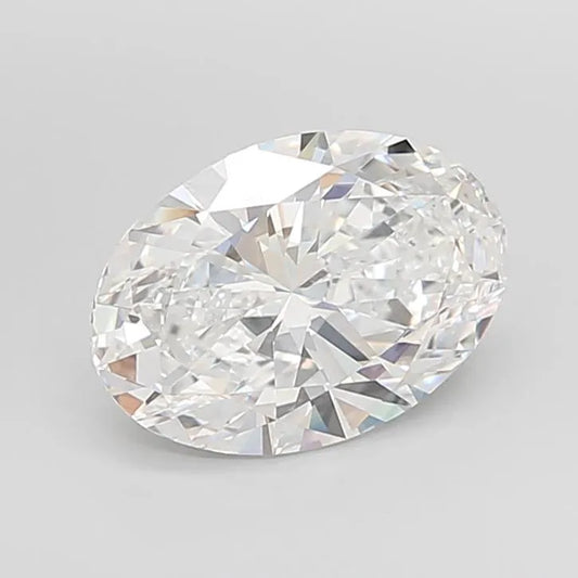 4.04ct Oval Lab Grown Diamond (Colour E, Clarity VVS2, IGI Certified)