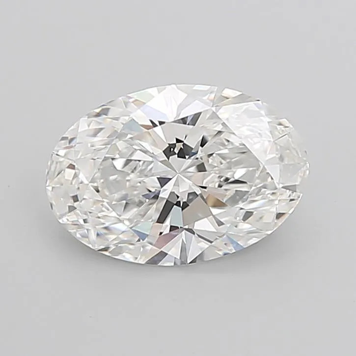 4.04ct Oval Lab Grown Diamond (Colour E, Clarity VVS2, IGI Certified)