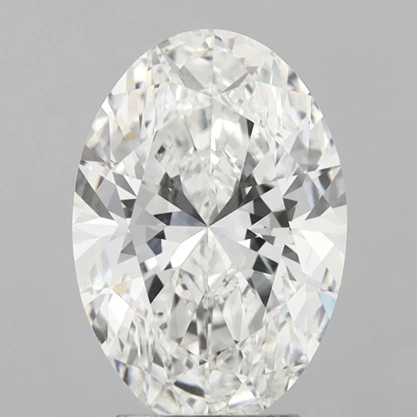4.04ct Oval Lab Grown Diamond (Colour F, Clarity VVS2, IGI Certified)