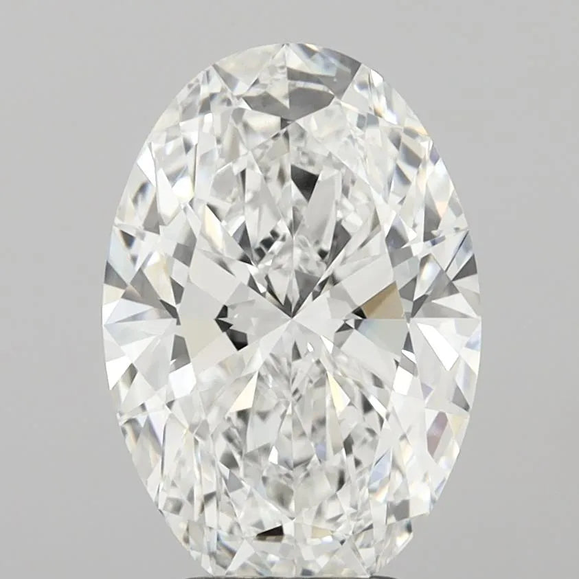 4.04ct Oval Lab Grown Diamond (Colour F, Clarity VVS2, IGI Certified)