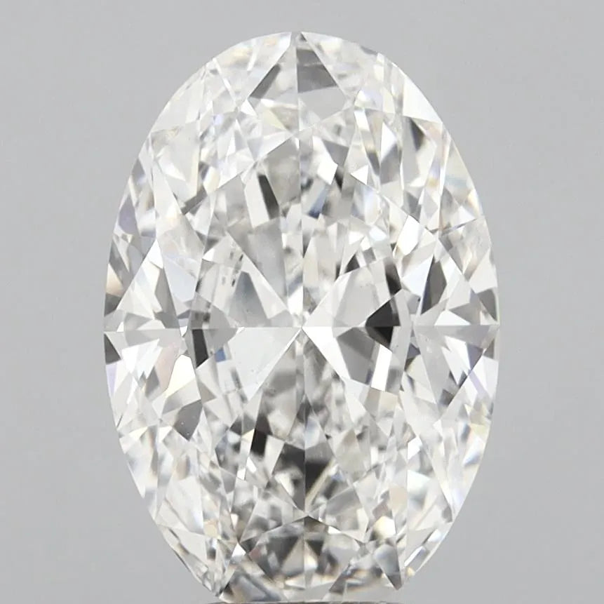 4.04ct Oval Lab Grown Diamond (Colour F, Clarity VVS2, IGI Certified)