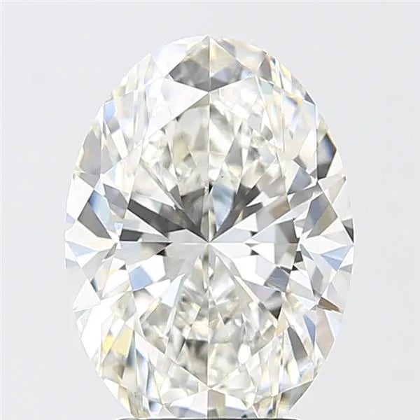 4.04ct Oval Lab Grown Diamond (Colour G, Clarity VVS2, IGI Certified)